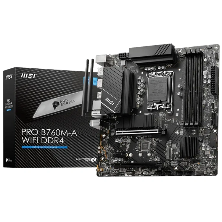 MSI B760M-A Pro WiFi DDR4 mATX Motherboard (4 DIMM)