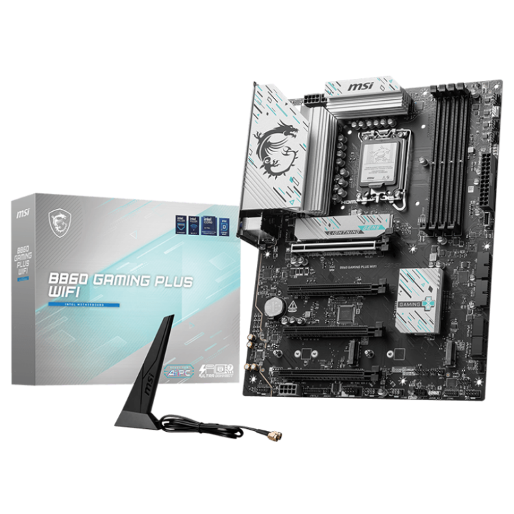 MSI B860 Gaming Plus WiFi DDR5 ATX Motherboard (4 DIMM)