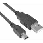 USB 2.0 Cable 1m Type A Male to Mini Type B Male