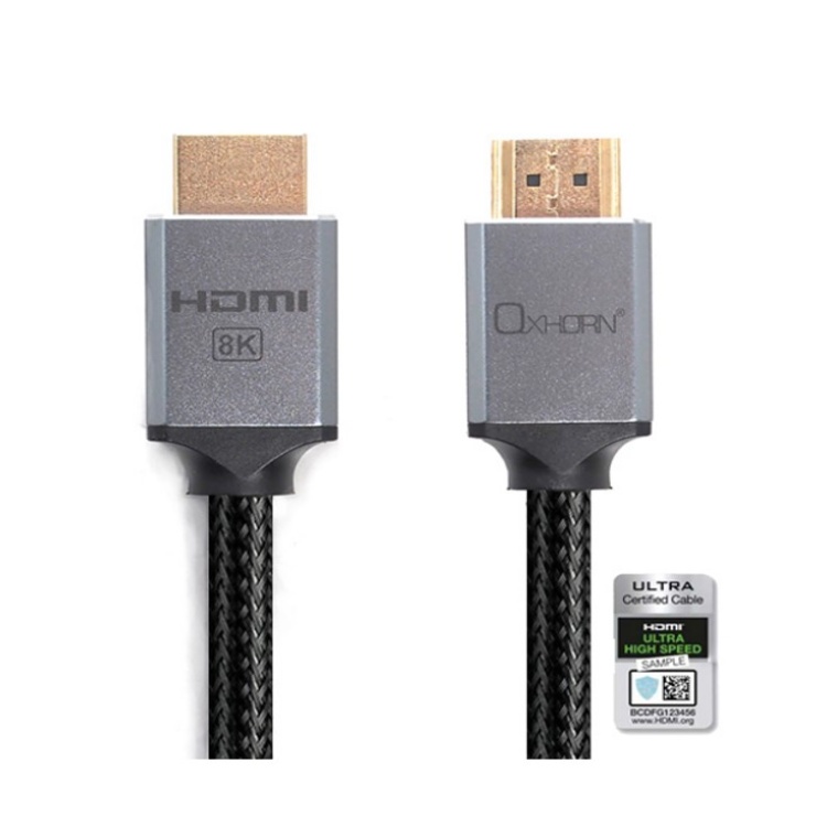HDMI (Male) to HDMI (Male) HDMI2.1a 8K@60Hz Monitor Cable - 1.8m