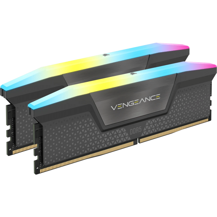 96GB (2x48GB) DDR5 6000MHz CL36 Corsair Vengeance RGB Grey (Expo/XMP)