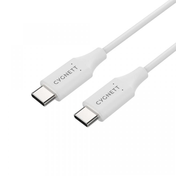USB-C Type-C 1m Male to Male Cable (Fast charge 60W) - White