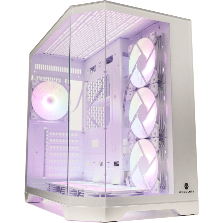 Crox K Dreamer Plus White ATX Case (7xARGB Fans)