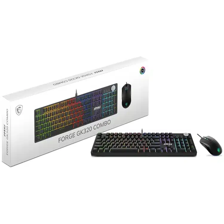 MSI GK320 Gaming Keyboard (Red Switch Mechanical) & Mouse Combo