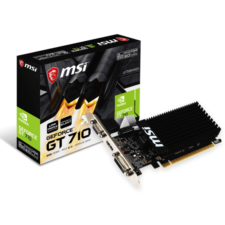 MSI GeForce GT710 2GB DDR3 Graphics Card