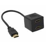 HDMI Splitter Cable v1.4 HDMI Male to 2 x HDMI Female