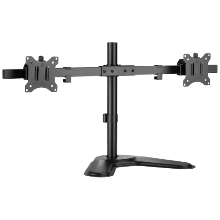 INFINITY Pole Mount Dual-Screen Monitor Stand support 17”-32”, up to 9kg - INF761-T02