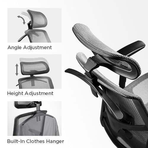 Brateck Ergonomic Mesh Office/Gaming Chair with Headset Crox