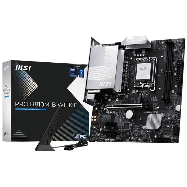 MSI H810M-B WIFI DDR5 mATX Motherboard (2 DIMM)