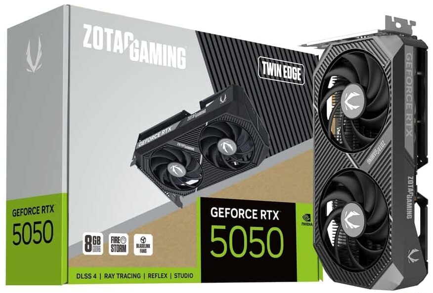 Zotac GeForce RTX 5050 8G Twin Edge Graphics Card