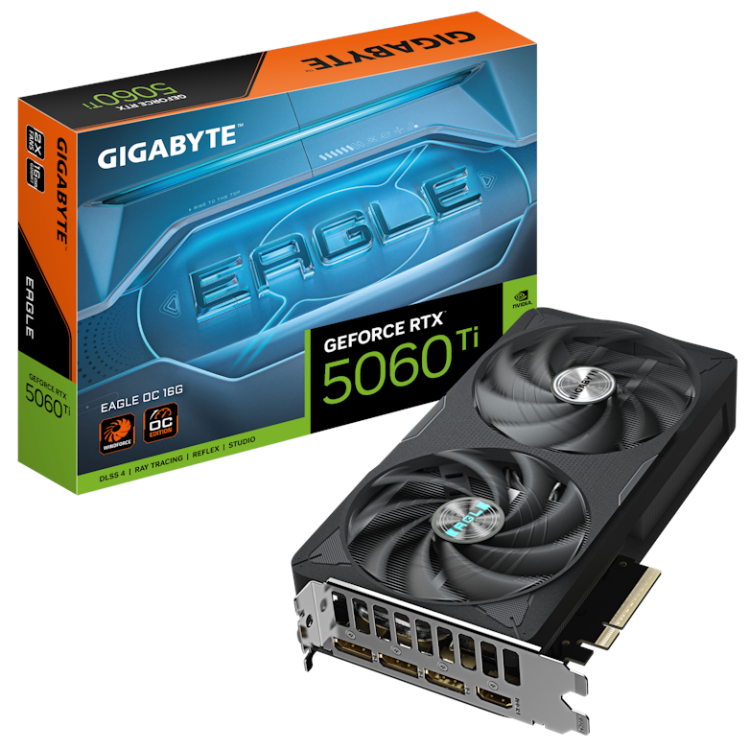Gigabyte GeForce RTX 5060 Ti 16GB Eagle OC Graphics Card
