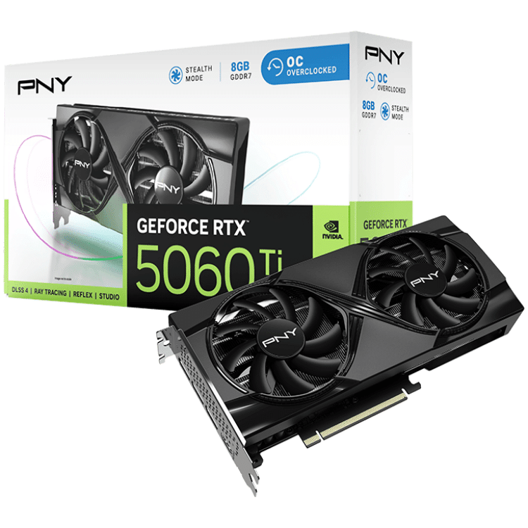 PNY GeForce RTX 5060 Ti 8GB OC Graphics Card