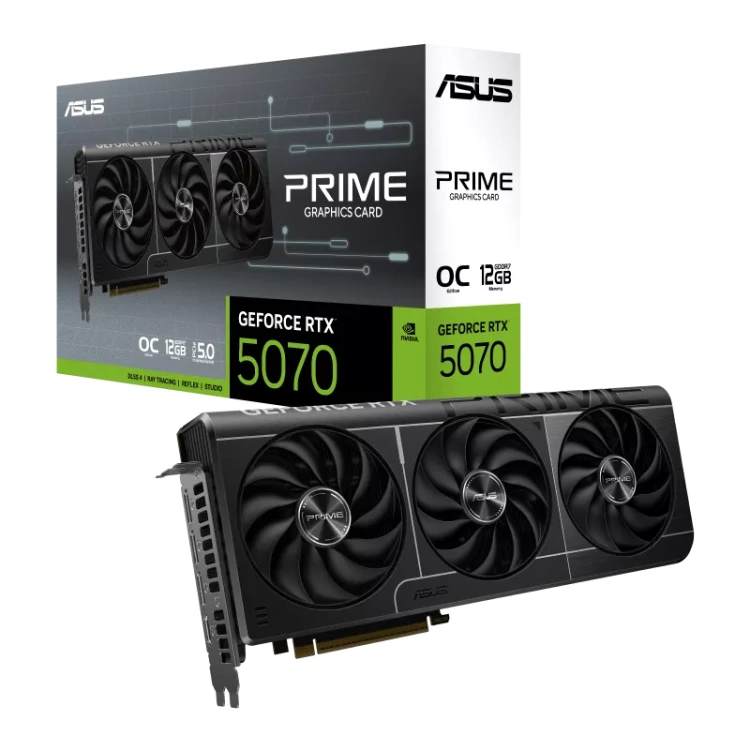 ASUS PRIME GeForce RTX 5070 12G OC Graphics Card