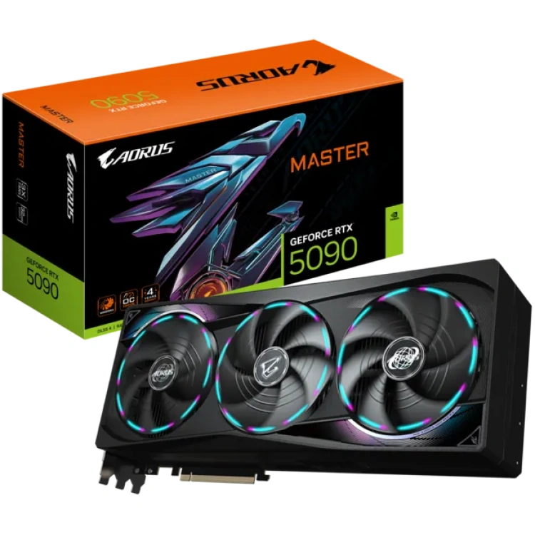 Gigabyte GeForce RTX 5090 32G GDDR7 Aorus MASTER OC Graphics Card