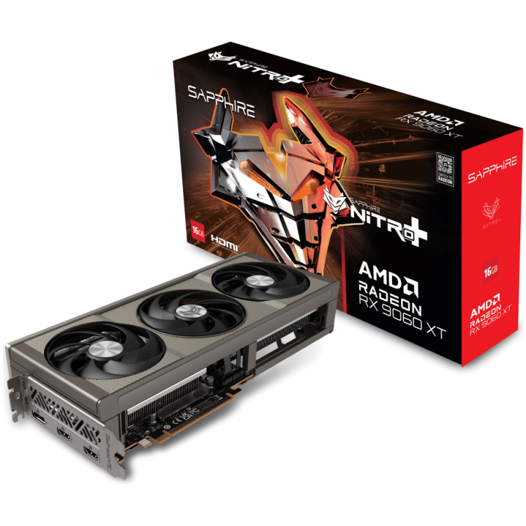 Sapphire Nitro+ Radeon RX 9060 XT 16G GDDR6 Graphics Card