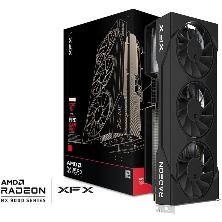 XFX SWIFT Radeon RX 9070 GRE 12G GDDR6 Graphics Card