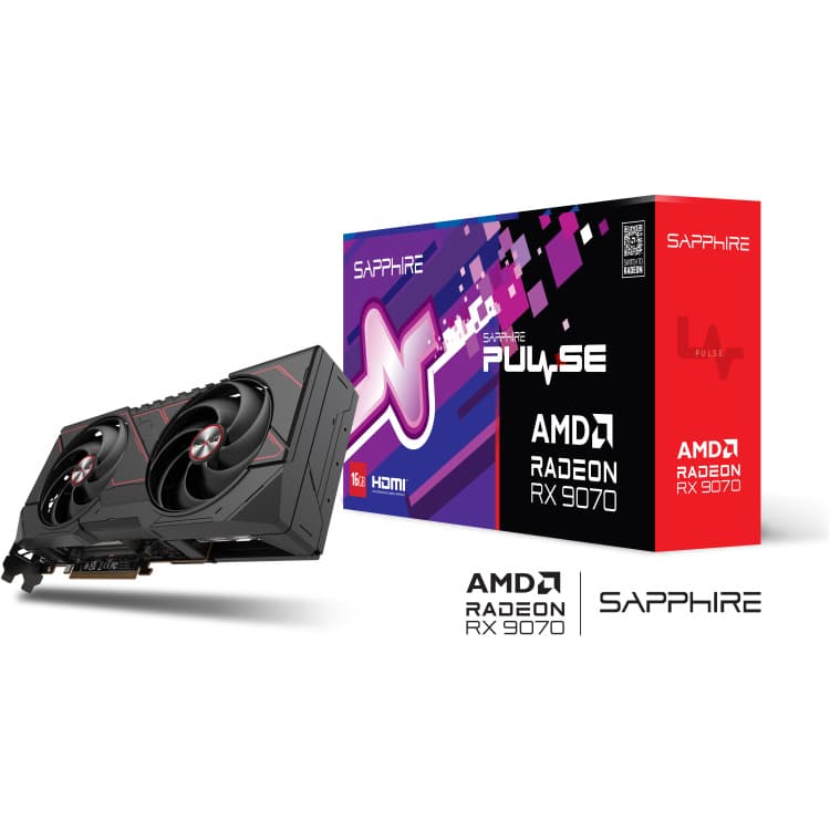 Sapphire Pulse Radeon RX 9070 GRE 12G GDDR6 Graphics Card