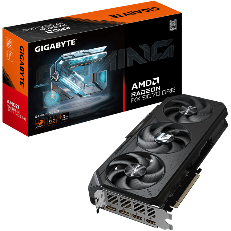 Gigabyte Radeon RX 9070 GRE Gaming OC 12G GDDR6 Graphics Card