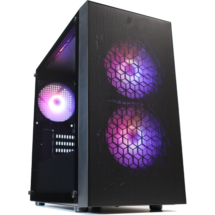 Crox S05C mATX Case with 3x120mm ARGB Fans