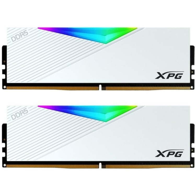 32GB (2x16GB) DDR5 6400MHz CL32 Adata Lancer RGB (White)