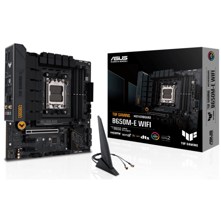 ASUS TUF Gaming B650M-E WiFi DDR5 mATX Motherboard (4 DIMM)