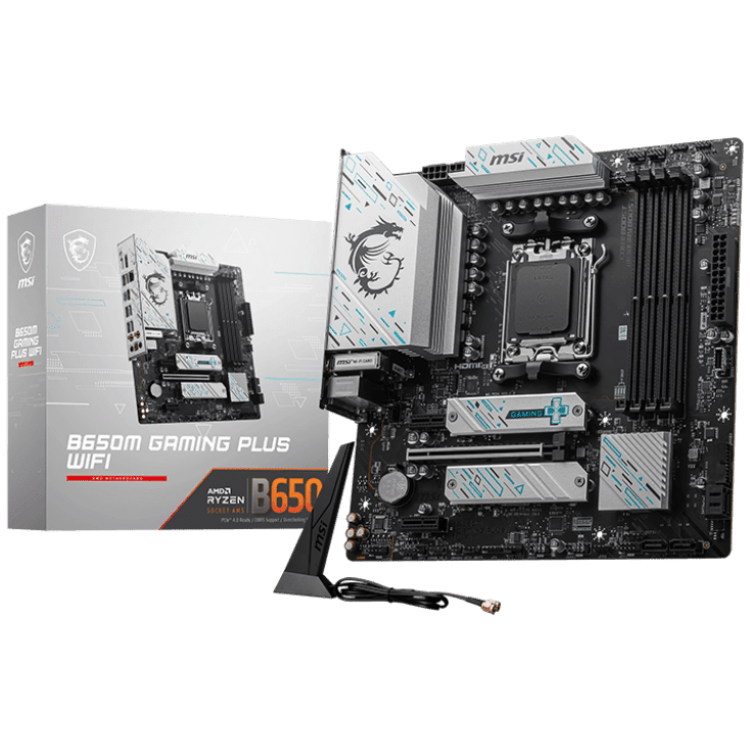 MSI B650M Gaming Plus WiFi DDR5 ATX Motherboard (4 DIMM)