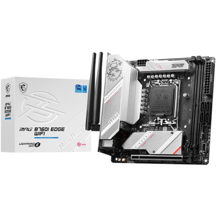 MSI B760I Edge WiFi DDR5 ITX Motherboard (2 DIMM)