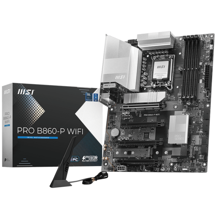 MSI B860-P WiFi7 DDR5 ATX Motherboard (4 DIMM)