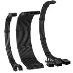 Sleeved Cable Kit (12VB) 1xATX, 1xEPS, 1x16pin-3x8pin PCIe (Black)