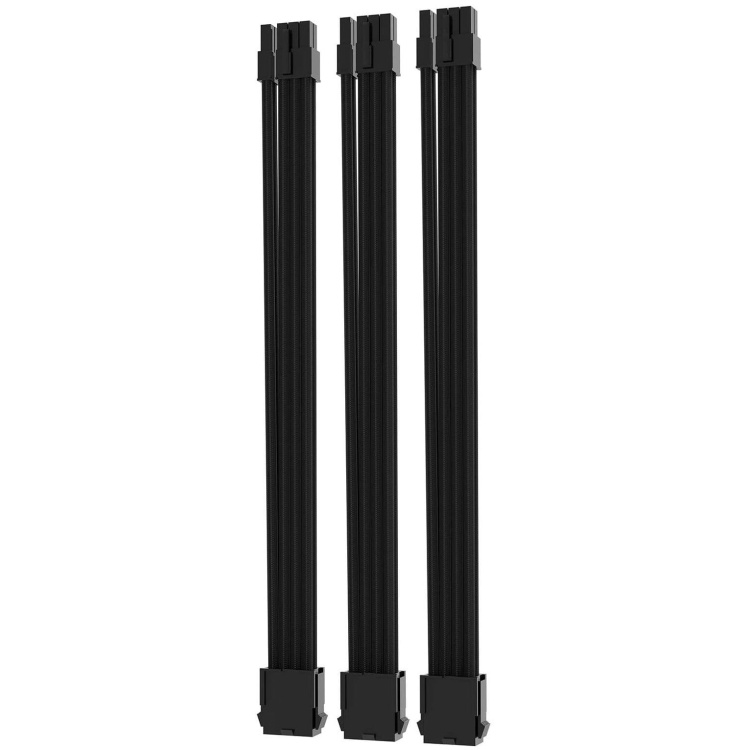Sleeved Cable Kit - Graphics Card only (C) 3xPCIe (Black)