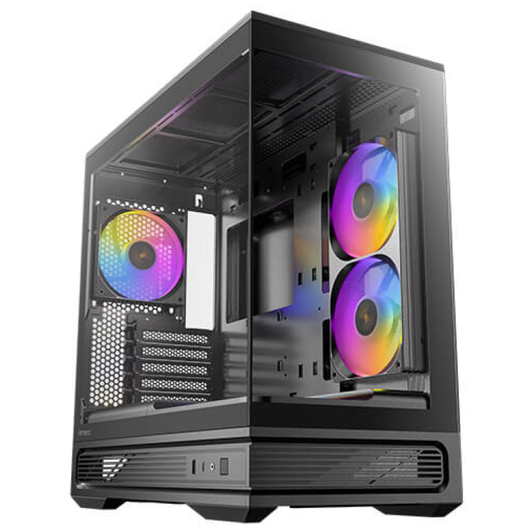 Antec C2M mATX Case 3x120mm ARGB Fans (Black)