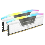 32GB (2x16GB) DDR5 6000MHz CL36 Corsair Vengeance RGB (White)
