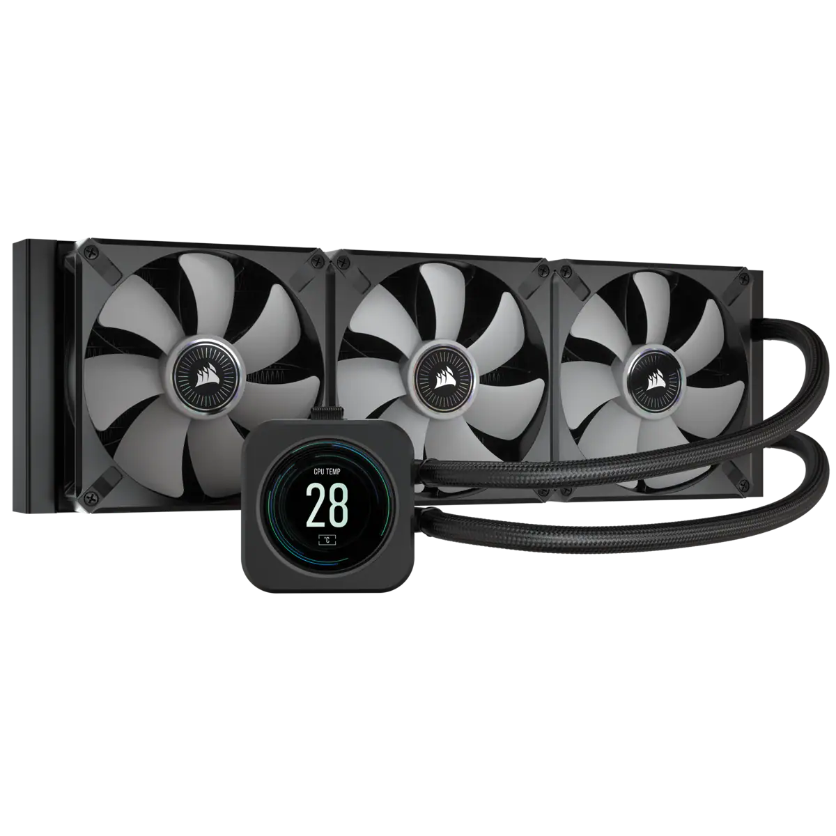 Corsair iCUE H150i Elite LCD XT Display 360mm AIO with 3xAF120