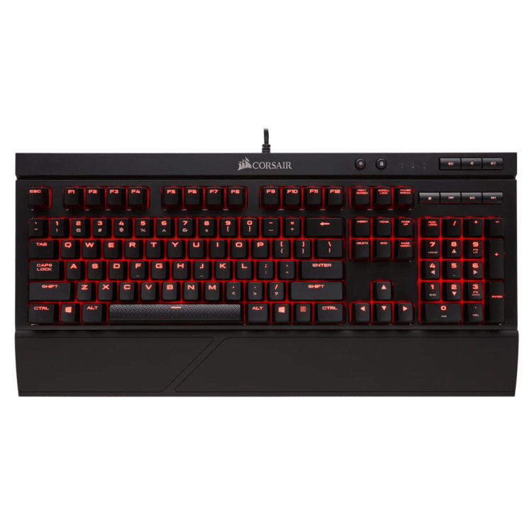 Corsair K68 Mechanical Red LED, Cherry MX Red Linear Switch Gaming Keyboard
