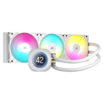 Corsair Nautilus 360mm LCD ARGB Liquid Cooler 3xRS120 ARGB fans (White)