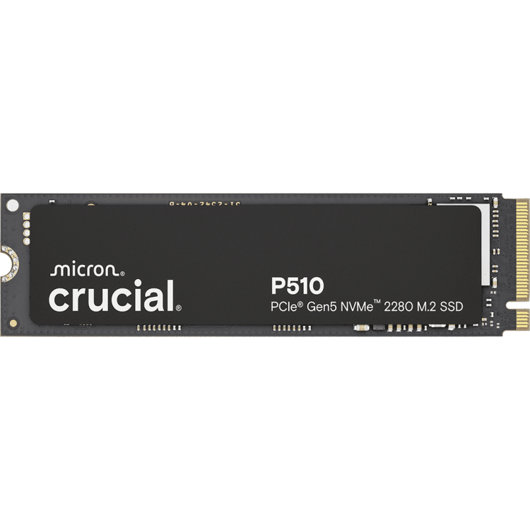 2TB M.2 NVMe SSD (Crucial P510) Gen5 up to 10,000/8500Mbps