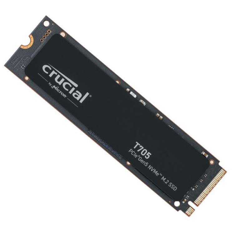 4TB M.2 NVMe SSD (Crucial T705) Gen5 up to 14100/12600Mbps