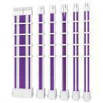 Sleeved Cable Kit 1xATX, 1xEPS, 2x8+2x6-pin PCIe (Antec Purple/White)