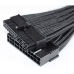 Sleeved Extension Cable 24-pin ATX (Black)