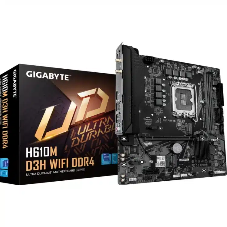 Gigabyte H610M D3H WiFi DDR4 mATX Motherboard 2 DIMM