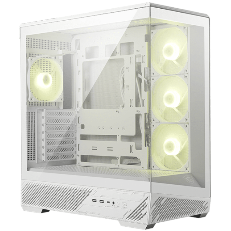 MSI MAG PANO 130R PZ ATX White Case (4xARGB Fans)