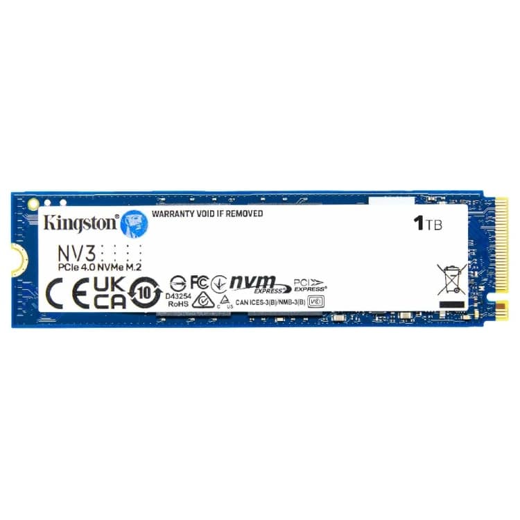 1TB M.2 NVMe SSD Kingston NV3 Gen4x4 up to 6000/4000MB/s