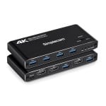 Simplecom KM420 2-Port HDMI USB KVM Switch with 4 Port USB Switch