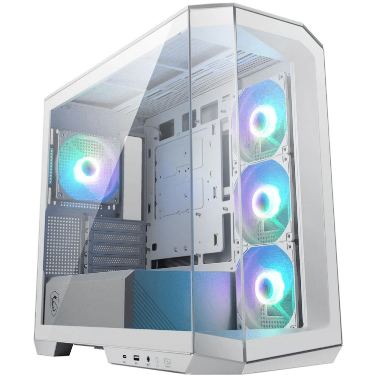 MSI MAG PANO M100R PZ mATX White Case (4xARGB Fans)
