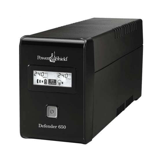 PowerShield Defender 650VA UPS with LCD Display