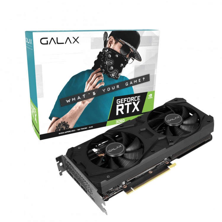Galax RTX 3060 1-Click OC 12GB LHR Graphics Card (NEW)