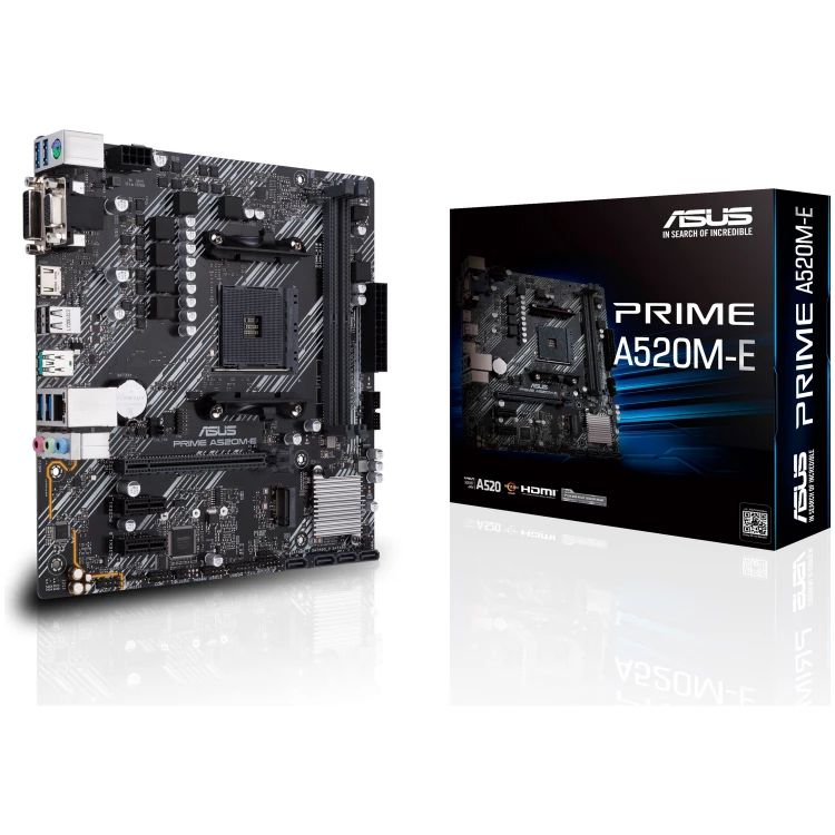 ASUS Prime A520M-E mATX Motherboard (2 DIMM)