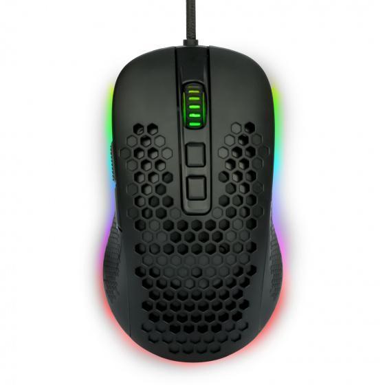 E-Yooso X-19 RGB Wired Gaming Mouse up to 4000dpi lightweight (Black)