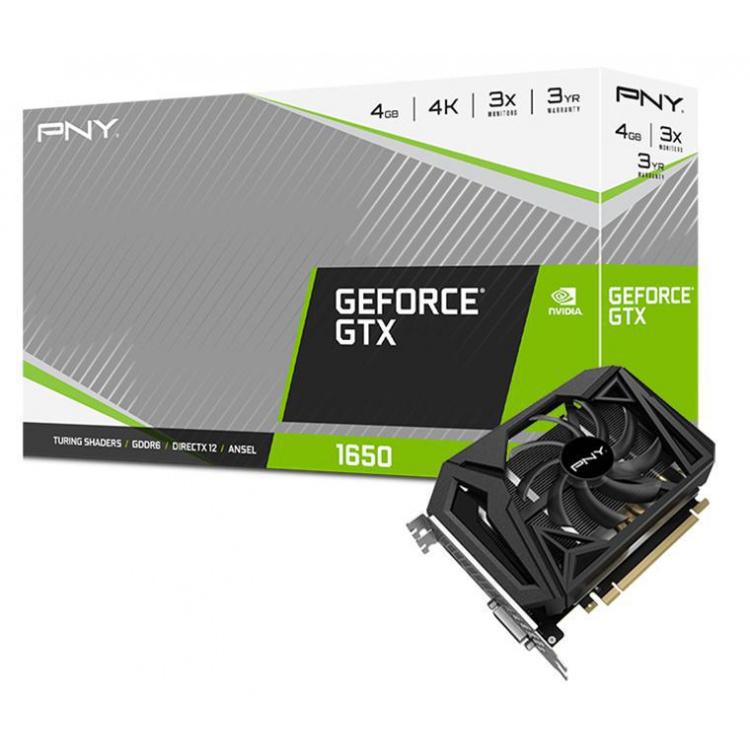 PNY GeForce GTX 1650 4GB GDDR6 Graphics Card