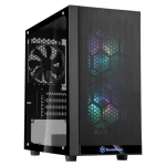 Silverstone PS15B-Pro mATX Case with 2xARGB Fans and controller